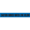 3" CAUTION BURIED WATER LINE BELOW Utility Barrier Tape (Pack of 12 Rolls) | Incom Signs | All Safety