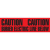 6" CAUTION BURIED ELECTRIC LINE BELOW Utility Barrier Tape | Incom Signs | All Safety