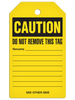 Caution - Do Not Operate This Equipment | Pack of 25 | Incom Signs | All Safety
