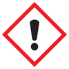 2" x 2" Exclamation Mark Pictogram Label 500/roll | Incom Signs | All Safety