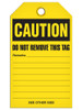 Caution - Contains Asbestos Fibers | Pack of 25 | INCOM TG3021