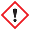 4" x 4" Exclamation Mark Pictogram Label - 500/roll | Incom Signs | All Safety
