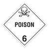 Class 6.1 "Poison 6" Sign (Pack of 100 pcs) TA600