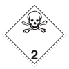 Class 2.3 Toxic Gases Placard (Pack of 100 pcs) | Incom Signs | All Safety