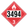 Class 3 Truck Placards (Pack of 100 pcs) | Incom Signs