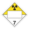 Class 7 UN Placard - Radioactive Materials (Pack of 100 pcs) TT700PIN