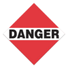 Truck Placards "Danger" (Pack of 100 pcs) TT950