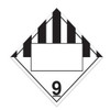 Class 9 Miscellaneous Products, Substances Or Organisms Blank TDG Placards (Pack Of 100 Pcs) | Incom Signs | All Safety