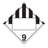 Class 9 Miscellaneous Products, Substances Or Organisms Blank TDG Placards (Pack Of 100 Pcs) | Incom Signs | All Safety