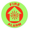 FIRE ALARM (Glow) - Floor Sign FS1009GL