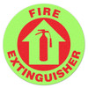 FIRE EXTINGUISHER Glow-in-the-Dark - Floor Sign | Incom Signs | All Safety