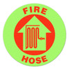 FIRE HOSE Glow-in-the-Dark Textured - Floor Sign | Incom Signs | All Safety