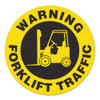 WARNING FORKLIFT TRAFFIC - Floor Sign | Incom Signs | All Safety