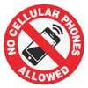 NO CELLULAR PHONES - Floor Sign | Incom Signs | All Safety