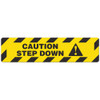Caution - Step Down - 6"x24" Floor Sign 5/pkg | Incom Signs | All Safety