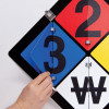 Aluminum NFPA Diamond Ident-O-Flipâ„¢ Sign | Incom Signs | All Safety