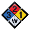 Aluminum NFPA Diamond Ident-O-Flipâ„¢ Sign | Incom Signs | All Safety