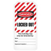 Lockout Tag Roll - "Locked Out" 3" x 6.25" RT6027C/RT6027F