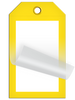 Self Laminating Tag - Blank - 3.375" x 5.75" - 24/pkg SLM104/SLM105/SLM106/SLM107/SLM108/SLM109