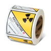 Class 7.2 DOT Label - Radioactive Materials II - Yellow TA72