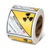 Class 7.3 DOT Label - Radioactive Materials III - Yellow TA73