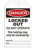 Danger "Locked Out Do Not Operate" Tag - 25/pkg | Incom Signs | All Safety