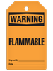 WARNING FLAMMABLE DuraPly™ Safety Tag (25/pkg) | Incom Signs | All Safety