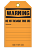 WARNING **Blank** DuraPlyâ„¢ Safety Tag (25/pkg) | Incom Signs | All Safety