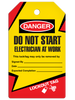 LOCKOUT DO NOT START DuraPly™ Tag (25/pkg) | Incom Signs | All Safety