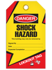 Lockout Tag "Shock Hazard" Tag - 25/pkg TG6015