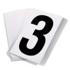 Truck Placard UN White Numbers - 50 pcs UNWH