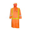 851 Traffic Long Rain Coat - Orange R851O