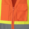 Hi-Vis Safety Vest w/ Front Zipper | Pioneer 156/159