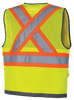 Hi-Vis Mesh Back Zip Surveyor Safety Vest | Pioneer 6672/6673 | All Safety
