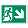 Fire Signs - Running Man Sign | Exit Down Right | Incom Signs | All Safety