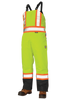 Hi-Vis Lined Bib Safety Overall | Class E, 1 & 2, Level 2 | Tough Duck | All Safety