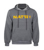 WK076L | Hooded Work Cotton Fleece With Logo | Nat's | All Safety