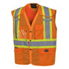 Hi-Vis Drop Shoulder Safety Vest with Snaps | Pioneer 6938A/6939A