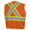 Hi-Vis Drop Shoulder Safety Vest with Snaps | Pioneer 6938A/6939A