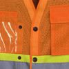 Hi-Vis Drop Shoulder Safety Vest with Snaps | Pioneer 6938A/6939A