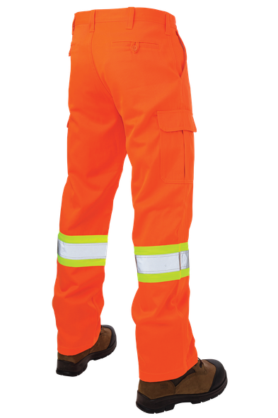 Relaxed-Fit Twill Safety Cargo Work Pant | Tough Duck | All Safety