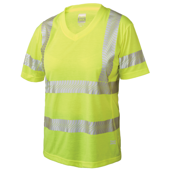 Women's Polyester Jersey Short Sleeve Safety T-Shirt | Tough Duck | All Safety