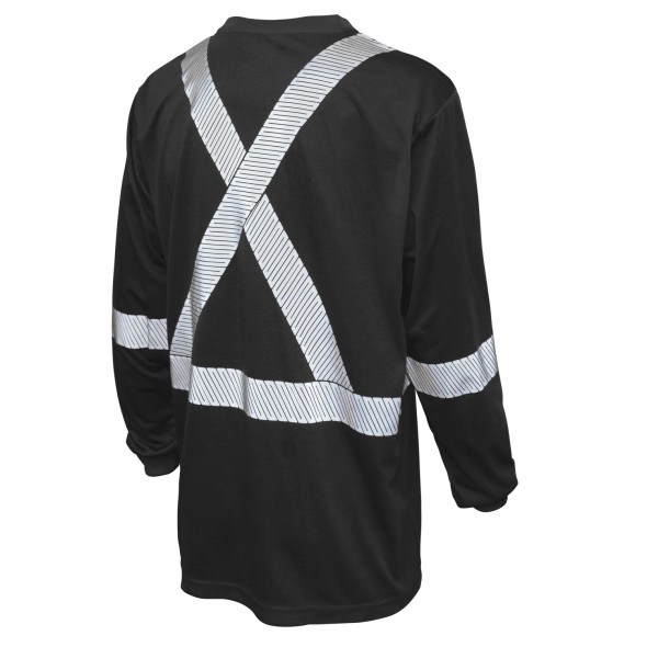 Polyester Jersey Long-Sleeve Safety T-Shirt | Tough Duck | All Safety