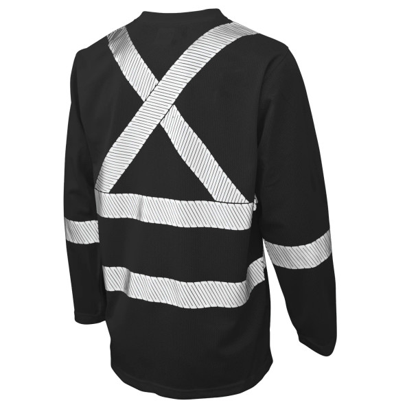 Micro Mesh Long-Sleeve Safety T-Shirt with Pocket | Tough Duck | All Safety