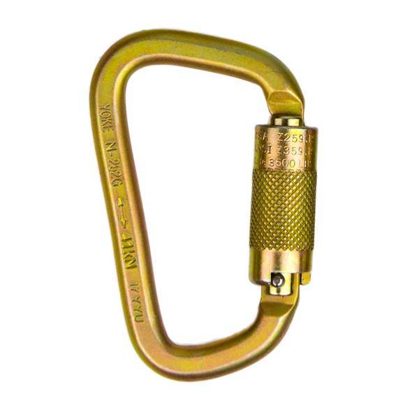 Double-Locking Steel Carabiner | Guardian Fall Protection | All Safety