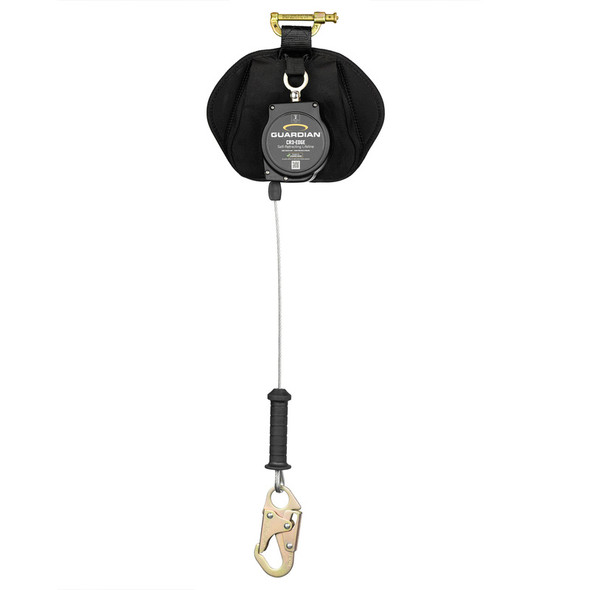 Cr3-Edge 8Ft Cable Personal Self-Retracting Lifeline Single Leg Steel Snap | Guardian Fall Protection | All Safety