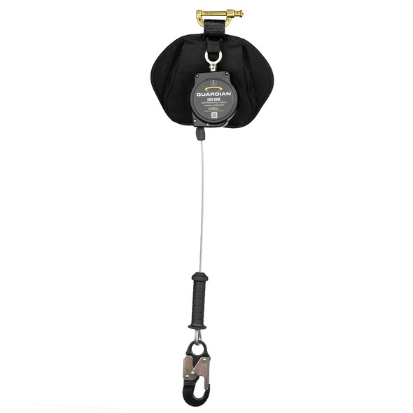Cr3-Edge 8Ft Cable Personal Self-Retracting Lifeline Single Leg Aluminum Snap | Guardian Fall Protection | All Safety