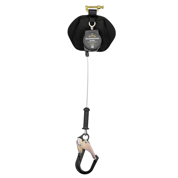 Cr3-Edge 8Ft Cable Personal Self-Retracting Lifeline Single Leg Aluminum Rebar  | Guardian Fall Protection | All Safety
