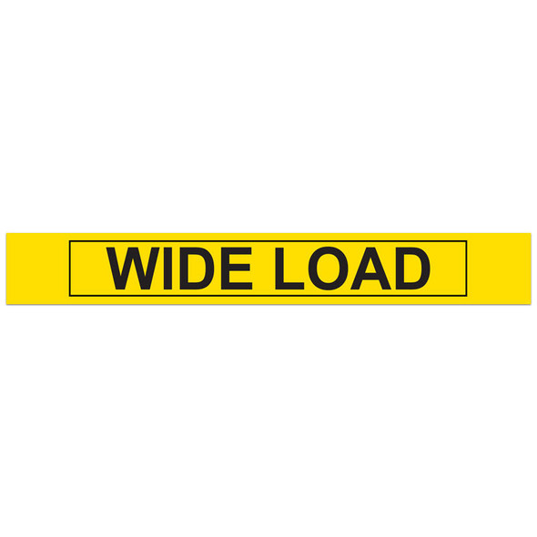 WIDE LOAD Over-Dimensional Load Heavy Haul Transport Signage and Decals (12 in x 96 in) | Incom Signs | All Safety