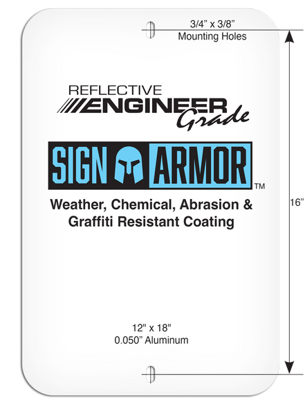 SPEED LIMIT 10 Aluminum Reflective Parking Sign (12 in x 18 in) (Pack of 20) | Incom Signs | All Safety